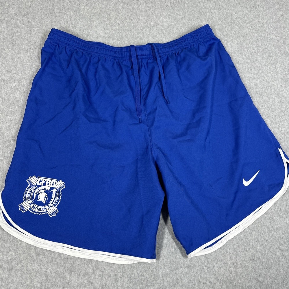 Nike Dri-FIT Men's Blue Slim Fit Athletic Shorts Crossfit Size M DH8116